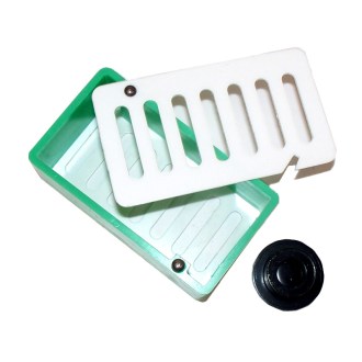 Queen cage (ZANDER) with hatch - plastic